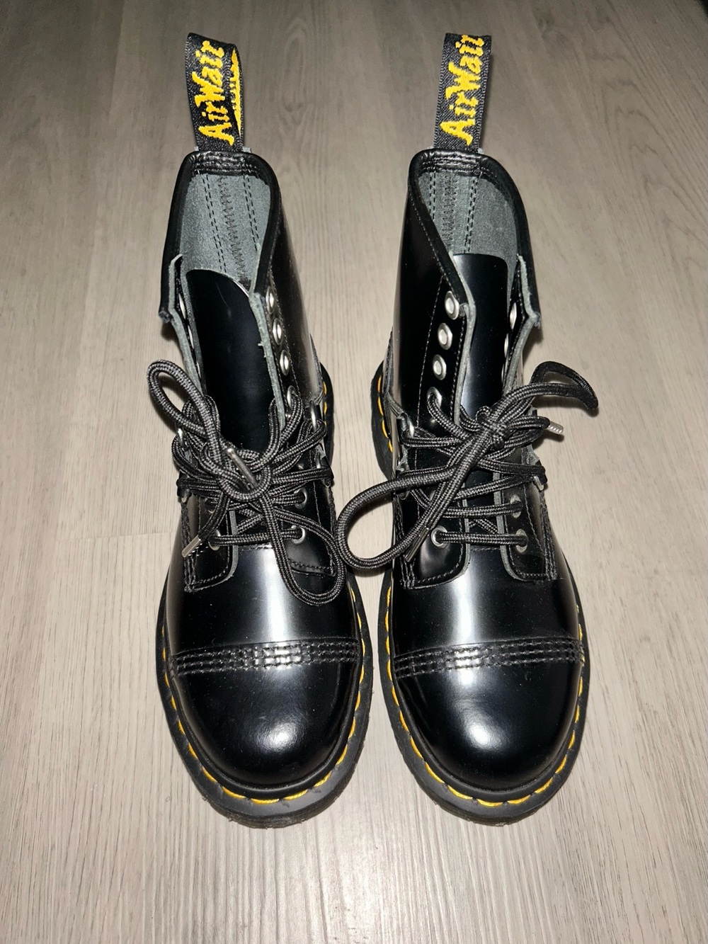 Dr. Martens Black Leather Boots